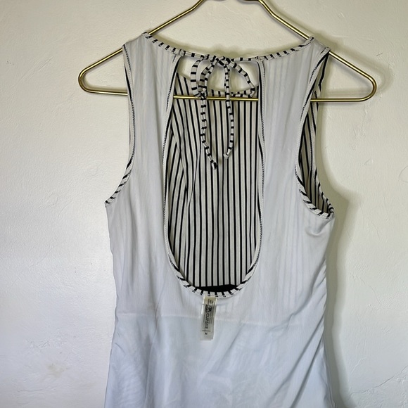 Cupshe Black Strip and Green Leaf One Piece Women Swimsuit Size M - Picture 9 of 11